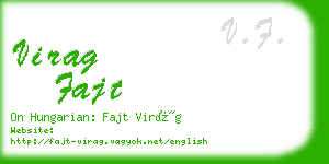 virag fajt business card